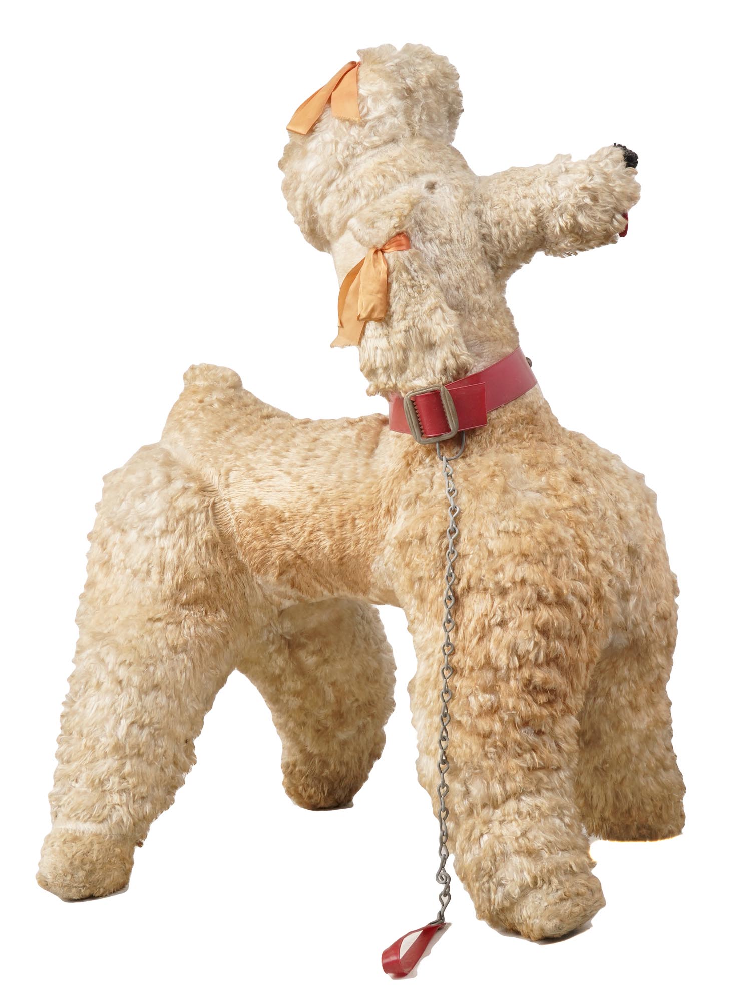 MID CENTURY PLUSH POODLE DOG ANIMAL CHILDREN TOY PIC-1